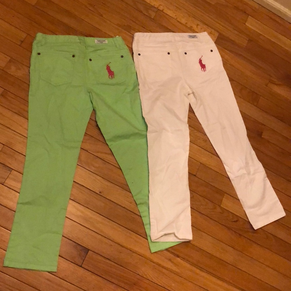 Colorful polo pants for great quality worn once